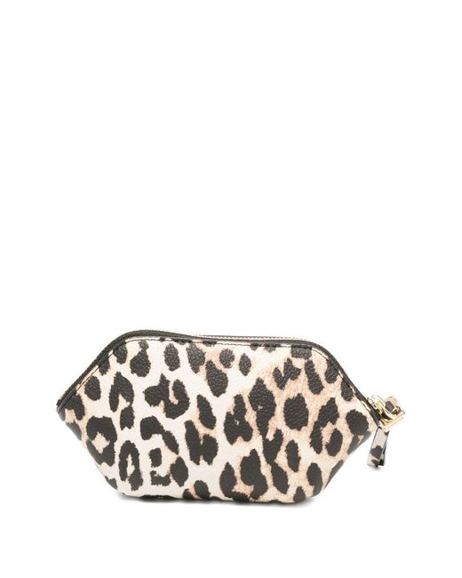 Ganni White Bou Coin Purse