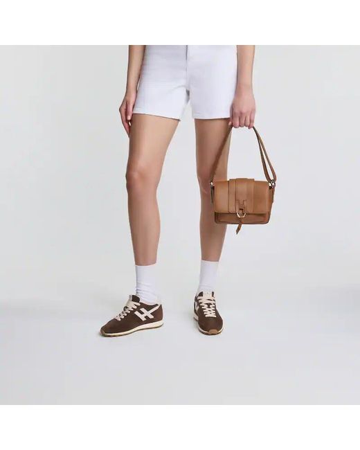 Hogan Brown H699 Suede Sneakers
