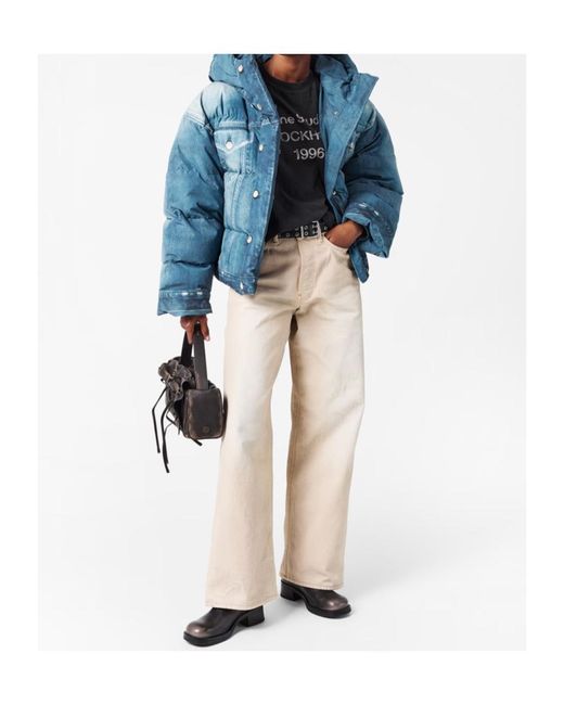 Acne Blue Omenta Bomber Jacket