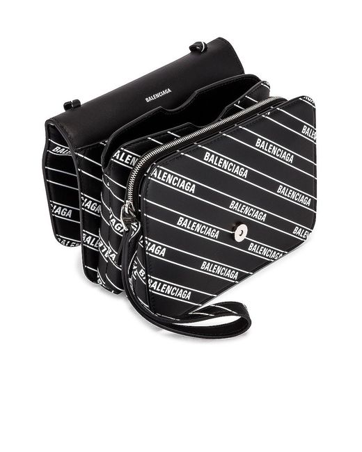 Balenciaga Black Logo Shoulder Bag