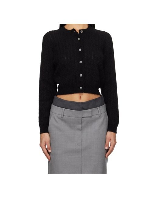 A.P.C. Black Milo Cardigan