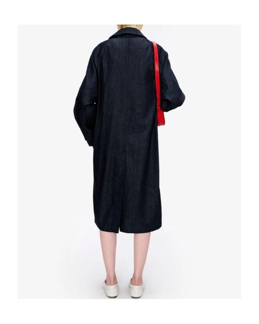 A.P.C. Blue Collared Denim Coat