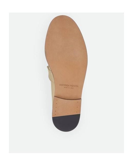 Bottega Veneta White Astaire Slip-On Loafers
