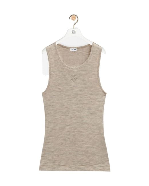 Loewe Natural Anagram Tank Top