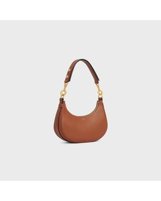 Céline Brown Medium Ava Strap Bag