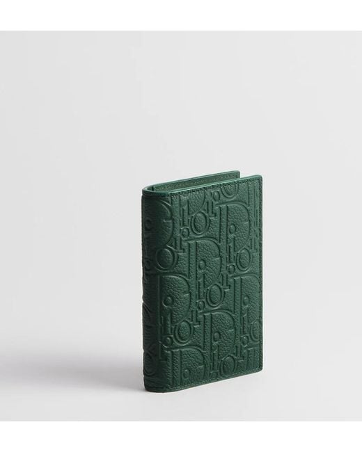 Dior Green Bifold Card Holder for men