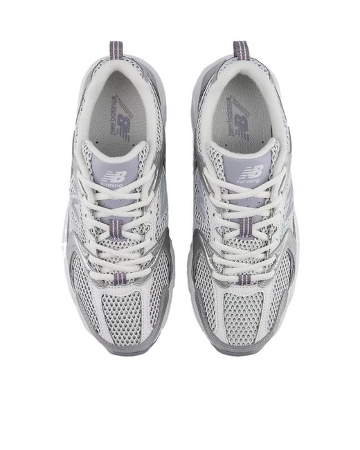 New Balance Gray 530 Lace-Up Sneakers