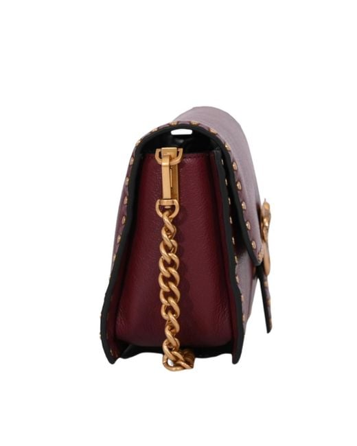 Pinko Purple Flap Shoulder Bag
