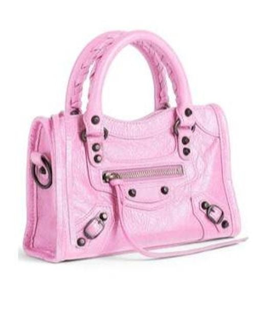 Balenciaga Pink Le City Bag Nano