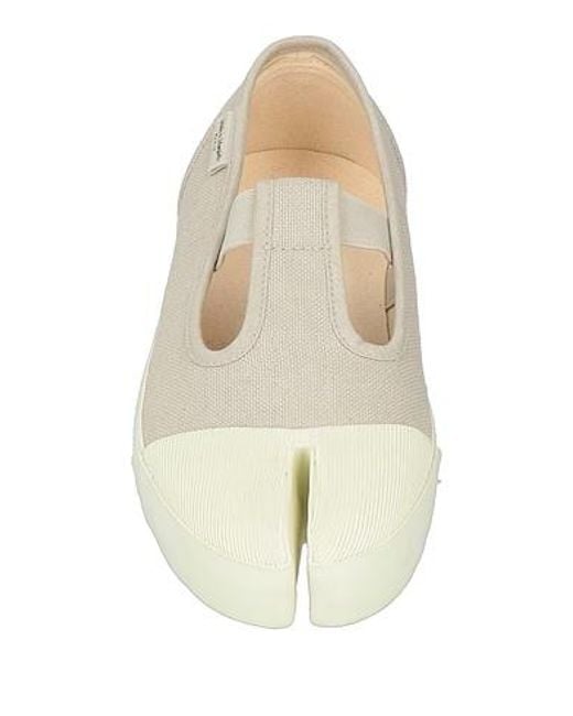 Maison Margiela Natural Canvas Ballet Flats