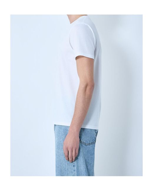 Rier Blue Crew Neck T-Shirt for men