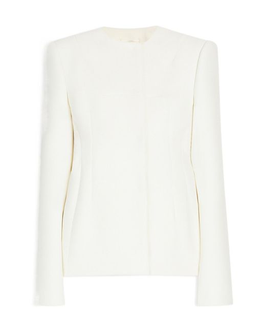 ボトムスその他 Sportmax 'Aceri' Jacket Sportmax Aceri Long Sleeved Jacket in White | Lyst