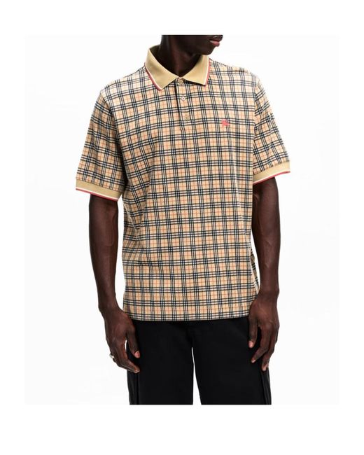 Burberry Natural Burb Pelham Polo Sn62 for men