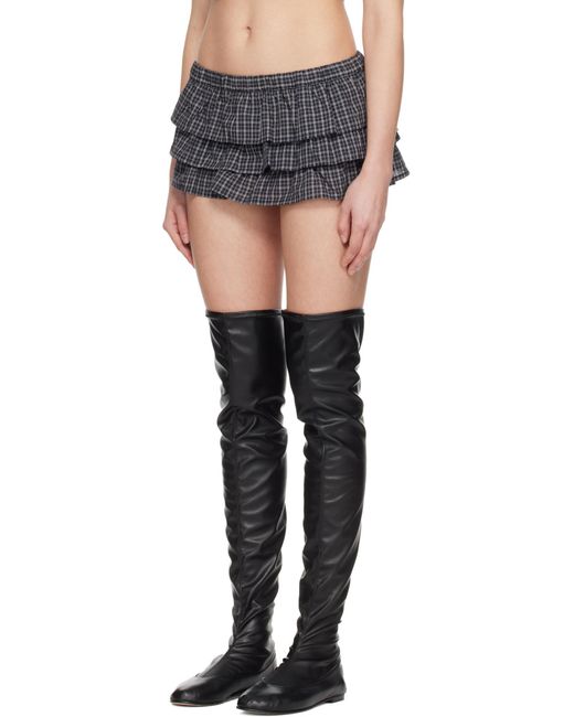 GIMAGUAS Gray Jardin Ruffled Skort