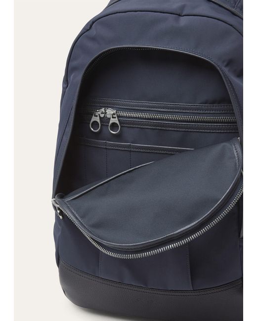 Loro Piana Blue Pioneer Backpack Medium for men
