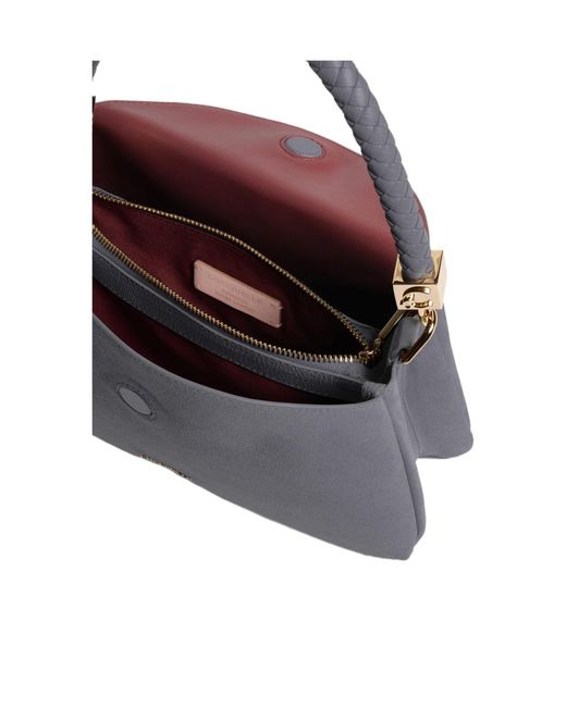 Coccinelle Gray Tiggy Small Shoulder Bag