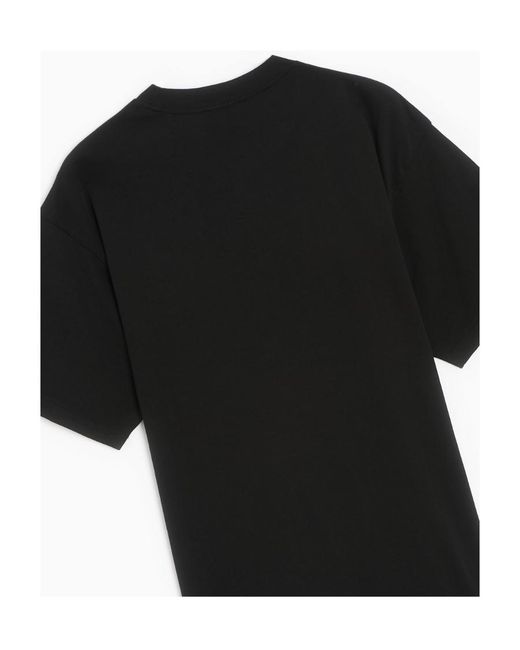Carhartt Black Script Logo Embroidered T-Shirt for men