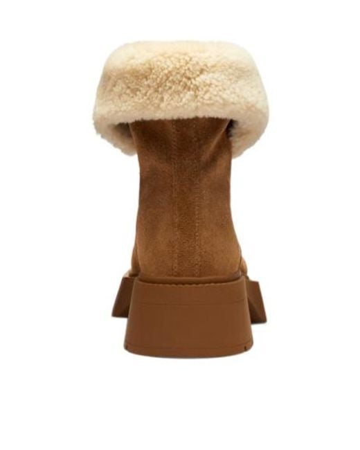 COACH Brown Zip Shearling Cch85 Trainers