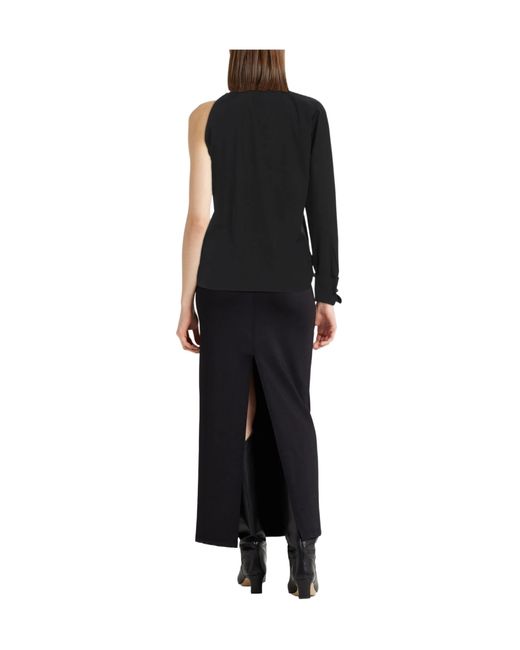 Max Mara Black Solid Colour Shirts