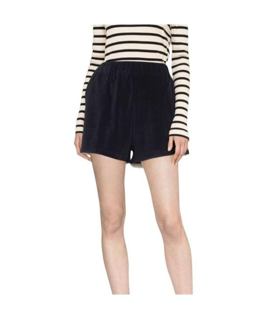 Moncler Black Logo Shorts