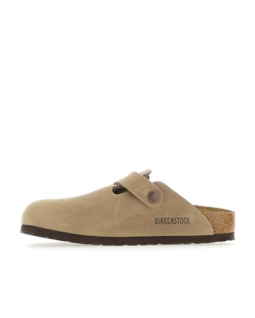 Birkenstock White Suede Leather Sandals for men