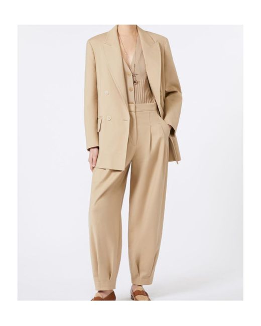 Max Mara Natural Olimpia Double-Breasted Blazer