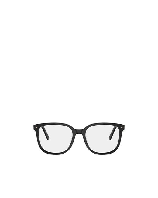 Dior White Full-Rim Glasses