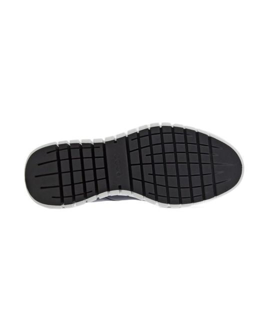 Ecco Blue Laced Sneakers for men