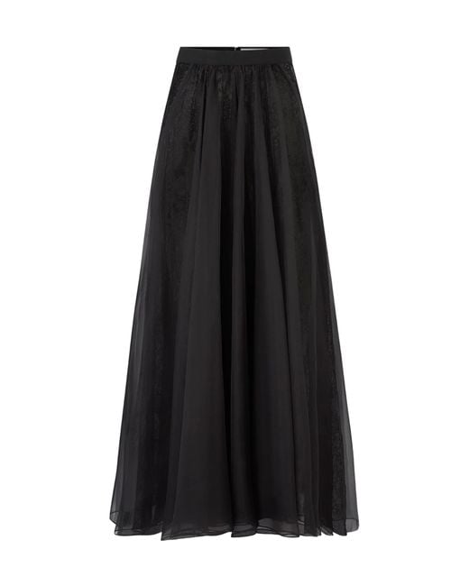 Nina Ricci Black Voluminous Maxi Skirt