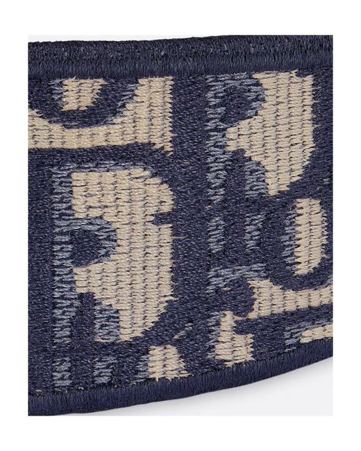 Dior Blue D-Oblique Headband