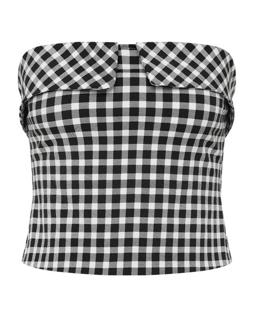Posse Black Chiara Bustier Top