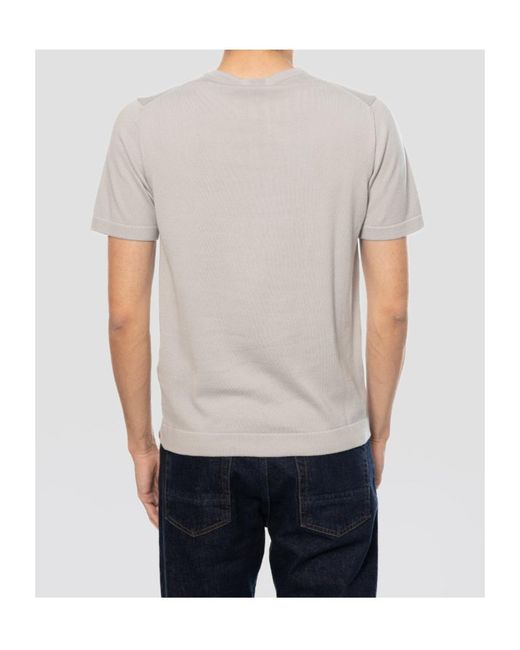 Woolrich Gray Crew-Neck T-Shirt for men
