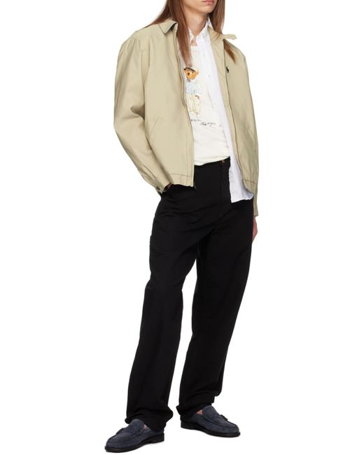 Polo Ralph Lauren Natural Logo Embroidered Jacket for men