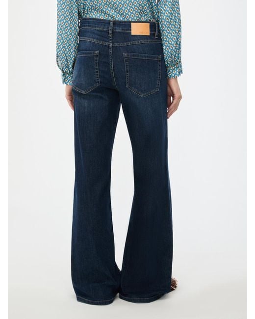 iBlues Blue Wide-Leg Trousers