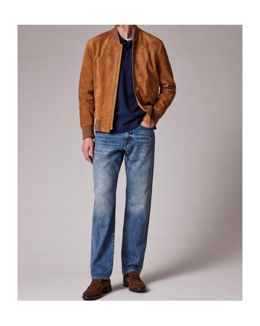 Paul Smith Blue Relaxed Tapered-Fit Vintage-Wash Jeans for men