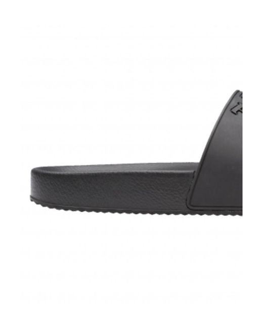 Prada Black Logo Printing Flip-Flops for men