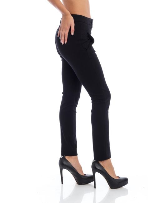 Dondup Gray Mid-Rise Skinny Cut Trousers