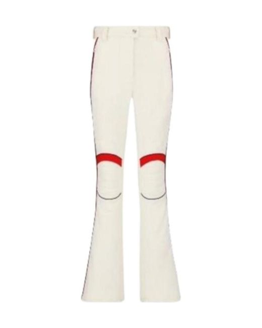 Dior White Horn Casual Pants