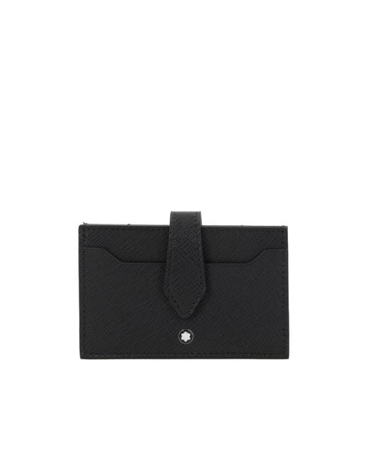 Montblanc Black Meisterstück Press-Stud Cardholder for men