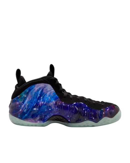 Nike Blue Air Foamposite One Galaxy Lace-Up Sneakers for men