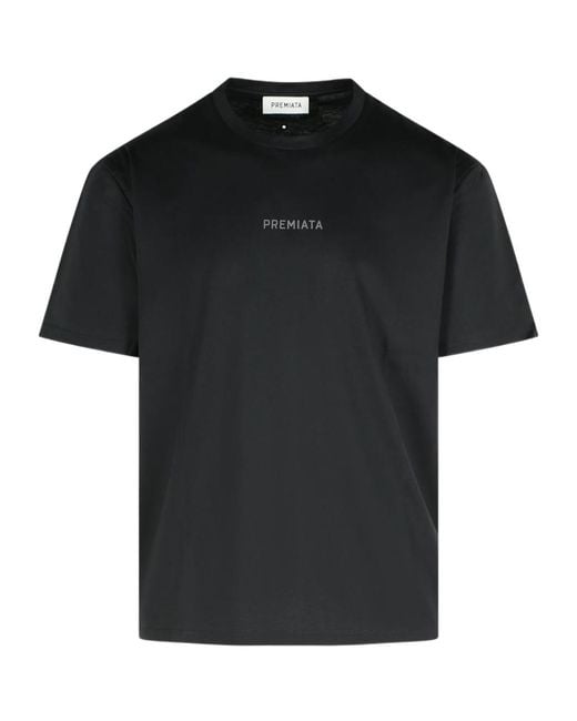 Premiata Black Logo-Print T-Shirt for men