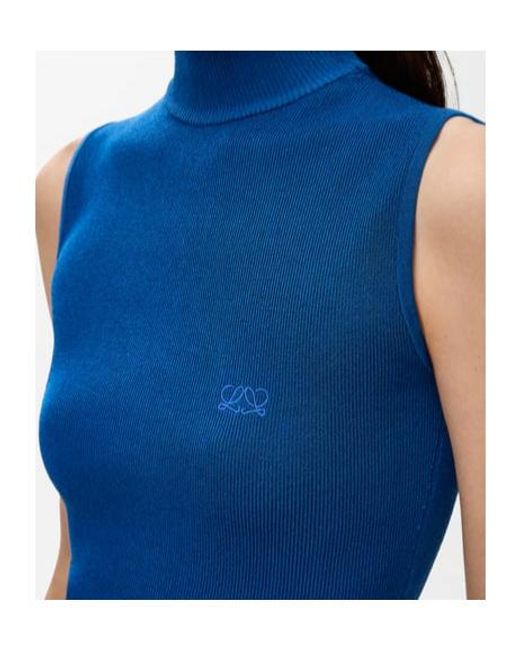 Loewe Blue Sleeveless Top