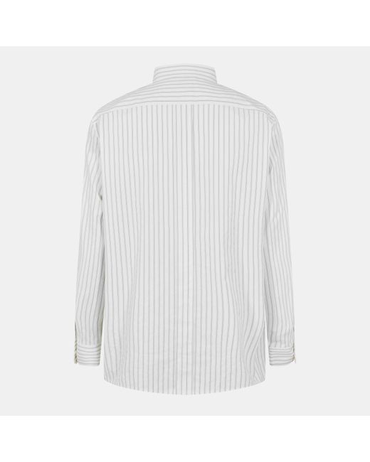 Saint Laurent White Button-Down Shirt for men