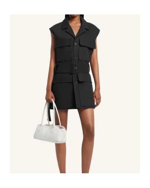 Courreges Black Belted Jacket for men