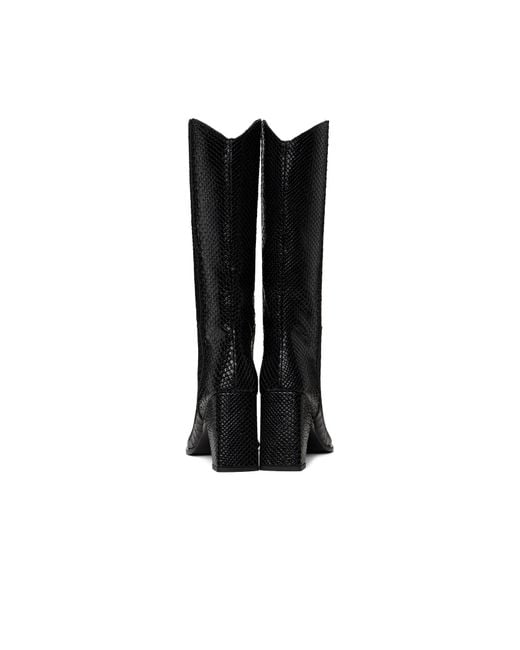 Coperni Black Pointed Ankle Boots