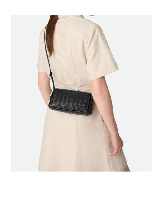 Bottega Veneta Black Notturno Pouch Bag