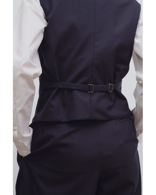 The Row Blue Logo Vest