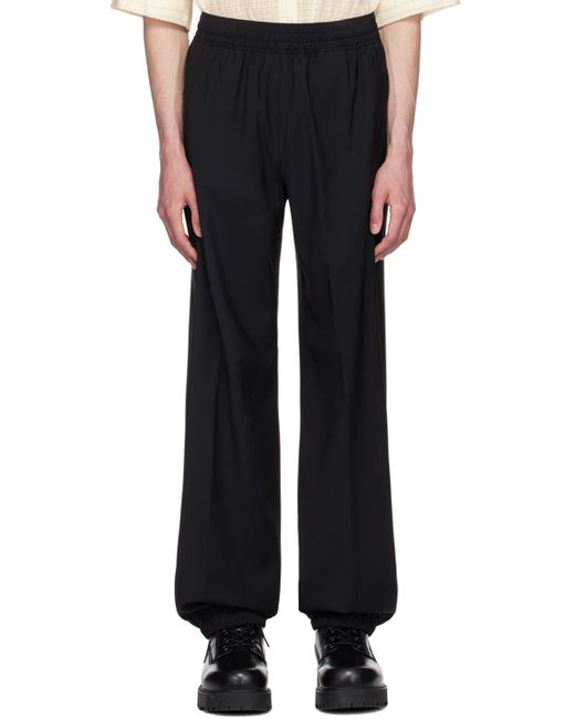 Givenchy Black 4G Plaque Jogger Pants for men