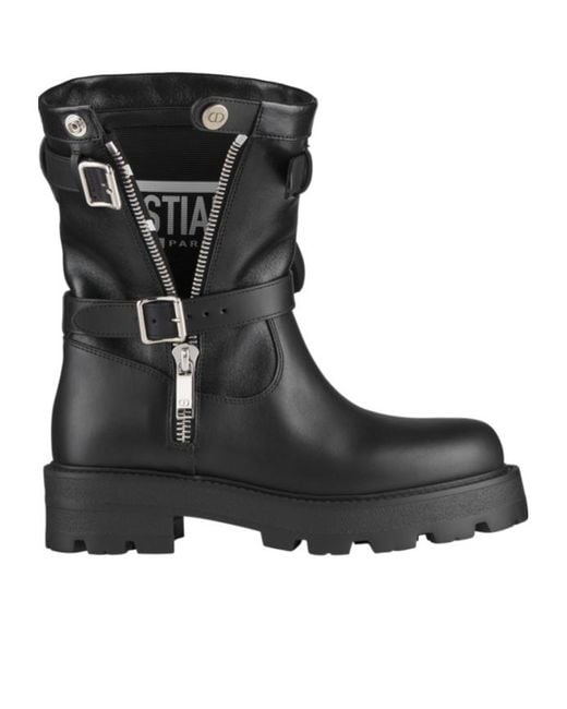 Dior Black D-Major Ankle Boot