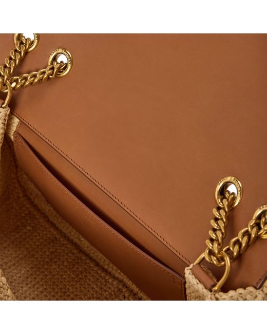 Saint Laurent Metallic Solid Color Shoulder Bag